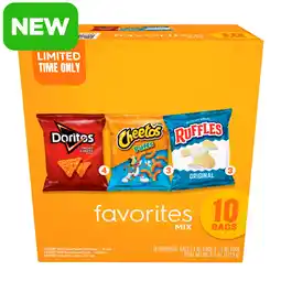 Walmart Frito-Lay Snacks Favorites Mix Variety Pack, 10 Count offer