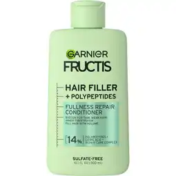 Walmart Garnier Fructis Hair Filler Fullness Repair Conditioner, 10.1 fl oz offer