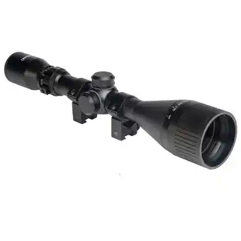 Walmart Hatsan Optima 3-12x50AO Airgun Scope w/ Rings 1 in Black Aluminum Adjustable Objective offer