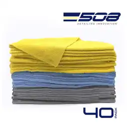 Walmart 508 Detailing Innovation Edgeless Monstah Microfiber Detail Towel, 40PK offer