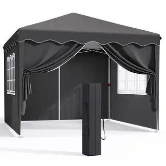 Walmart Arlopu 10x10FT Pop up Canopy Tent with 4 Removable Sidewalls Outdoor Gazebo Tent for Wedding & Patio offer