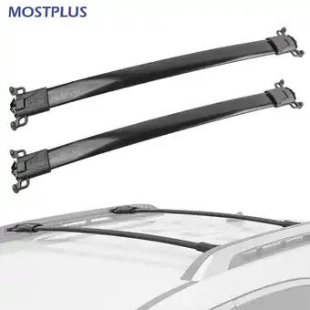 Walmart MOSTPLUS Top Roof Rack Luggage Carrier Cross Bar for 2010-2017 Chevy Equinox GMC Terrain offer