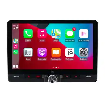 Walmart Dual DCPA1013 10.1 Car Stereo with Apple CarPlay, Android Auto and Bluetooth offer