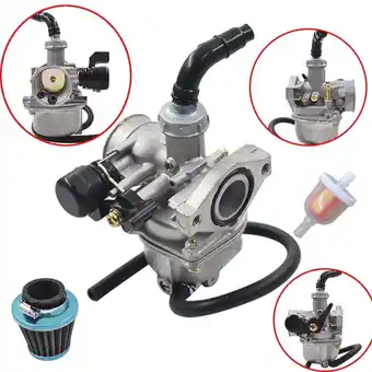 Walmart PZ19 Carburetor 50cc 70cc 90cc 110cc 125cc Replacement for ATV Dirt Bike Go Kart with Air Filter offer