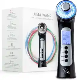 Walmart Pure Daily Care Luma Facial Wand 4 in 1 Skin Therapy and Wave Stimulation Machine offer