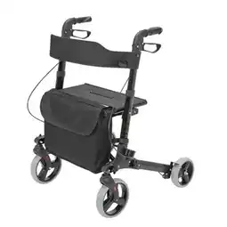 Walmart HealthSmart Gateway Rollator, Black offer