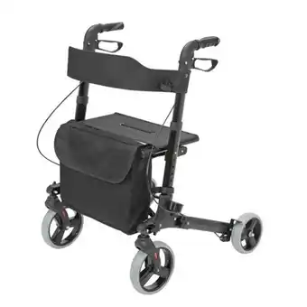 Walmart HealthSmart Gateway Rollator, Black offer