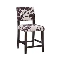 Walmart Linon Corey Counter Stool, Udder Madness, 24 inch Seat Height offer