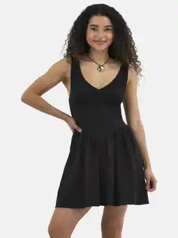 Walmart No Boundaries Cotton Fit and Flare Corset Dress, Women’s offer