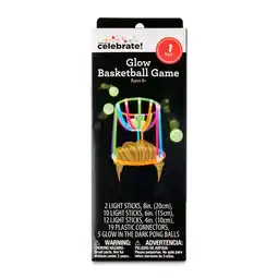 Walmart Multicolor Glow Basketball Game Set, by Way To Celebrate offer