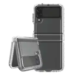 Walmart onn. Rugged Phone Case for Samsung Galaxy Z Flip4 5G - Clear offer