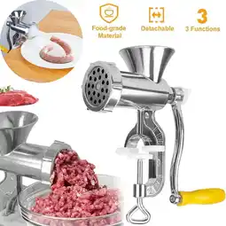 Walmart G PEH Heavy Duty Manual Meat Grinder Hand Operated Mincer Food Kitchen Maker Machine offer