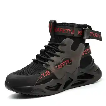 Walmart Sogetch Steel Toe Boots for Men Women Lightweight Work Boots Industrial Construction Safety Shoes offer