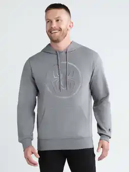 Walmart Spider Man Men's & Big Men's Embroidered Hoodie, Sizes XS-3XL offer