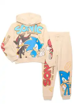 Walmart Sonic the Hedgehog Boys Graphic Hoodie and Joggers Set, 2-Piece, Sizes 4-20 offer