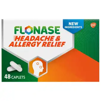 Walmart Flonase Headache and Allergy Relief Pills, 48 Caplets offer
