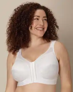 Walmart Women's Playtex 4695 18 Hour Comfort Strap Front Close Bra (White 46DD) offer