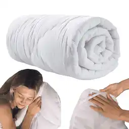 Walmart Home Essentials Down Alternative Fluffy White Comforter & Duvet, King offer