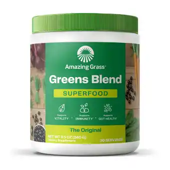 Walmart Amazing Grass Green Superfood Powder, Original, 30 Servings offer