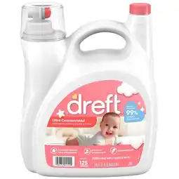Walmart Dreft HEC Ultra Concentrated Liquid Laundry Detergent 170 Ounce offer