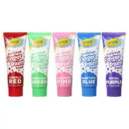 Walmart Crayola Bathtub Fingerpaint Soap 5 Color Variety Pack (Assorted Colors) offer