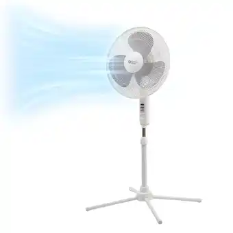 Walmart Comfort Zone Quad-Pod 16 Oscillating Pedestal Fan - White offer