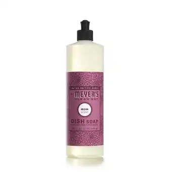 Walmart Mrs. Meyer's Clean Day Liquid Dish Soap, Mum Scent, 16 Ounce Bottle offer