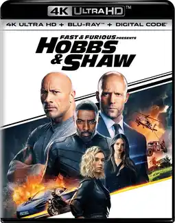 Walmart Fast & Furious Presents: Hobbs & Shaw (4K Ultra HD + Blu-ray + Digital HD) [UHD] offer