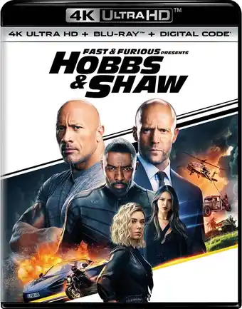 Walmart Fast & Furious Presents: Hobbs & Shaw (4K Ultra HD + Blu-ray + Digital HD) [UHD] offer