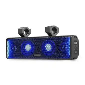 Walmart KORBROS 17 inch Sound Bar MT4100 Bluetooth 4.0-Channel Stereo Sound Bar for UTV Golf Cart offer