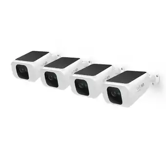 Walmart Eufy SoloCam S230 Solar Security Camera S40, 4K UHD, 4-Cam Kit, White, 4-Pack offer