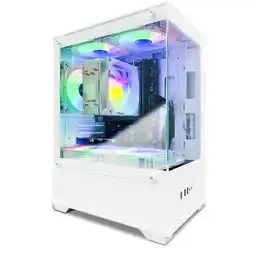 Walmart Suevery Gaming PC Desktop AMD Ryzen R7-5700G B450 Chipset 32GB RAM 1TB SSD Wi-Fi 6 Win 11-White offer