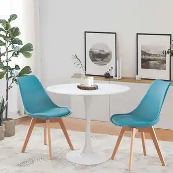 Walmart IHHIZLTT Round Dining Table, 20 Side Table - White offer