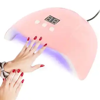 Walmart Tcwhniev 54W Professional UV Gel Nail Lamp LED Light Nail Dryer Polish Curing offer