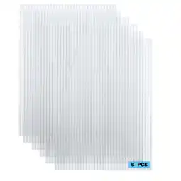 Walmart Aoodor Polycarbonate 72'' x 24'' Greenhouse Panel, UV Protected, Reinforced Clear Sheets offer