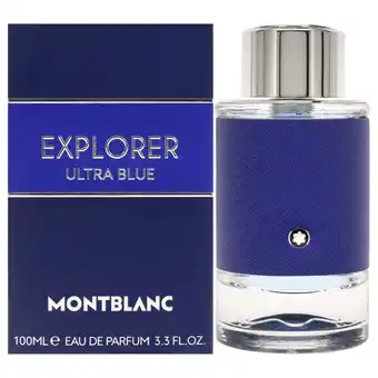 Walmart Montblanc Explorer Ultra Blue Eau De Parfum - 3.3oz offer