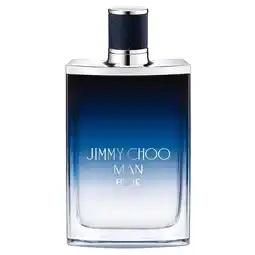 Walmart Jimmy Choo Man Blue 1-Piece Cologne Spray, Citrusy, Fresh, Musky, Spicy, Woody Scent, 3.3 oz offer