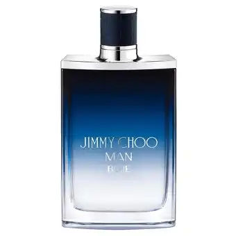 Walmart Jimmy Choo Man Blue 1-Piece Cologne Spray, Citrusy, Fresh, Musky, Spicy, Woody Scent, 3.3 oz offer