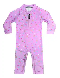 Walmart weVSwe Baby Toddler UFP50+Sun Protection Rash Guard Swimsuit with Crotch Zipper 0-3T offer