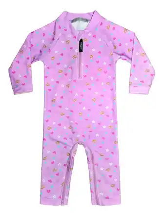 Walmart weVSwe Baby Toddler UFP50+Sun Protection Rash Guard Swimsuit with Crotch Zipper 0-3T offer
