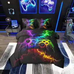 Walmart Game Bedding Sets Twin,Breathable 7-Piece offer