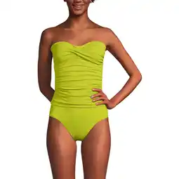 Walmart Lands' End Women's Bandeau Tankini Swimsuit Top offer