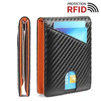 Walmart FALAN MULE Wallet for Men Multi-functional Slim RFID Wallet with Pull-out Card Holder & Money Clip offer