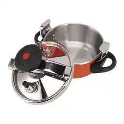 Walmart Mini Pressure Cooker, Fast Cooking 2L Stainless Steel Pressure Cooker Explosion for Gas Stoves offer