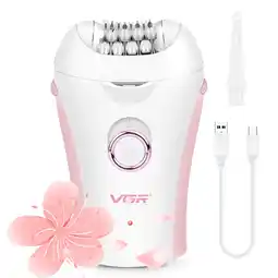 Walmart MichPong Face Epilator Rechargeable Wireless Epilators Hair Removal for Women w/ 2 Speeds LED Light offer