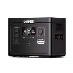Walmart OUPES Exodus 1500 1488Wh/1500W Solar Generator, 3600W Surge Portable Power Station Backup Home offer