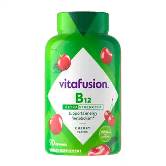 Walmart vitafusion Extra Strength Vitamin B12 Gummy Vitamins, Cherry Flavored, 90 Count offer