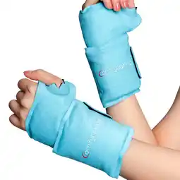 Walmart 2PCS Wrist Ice Pack Wrap, Comfytemp Reusable Hot Cold Pack for Hand Pain, Swelling, Injuries offer