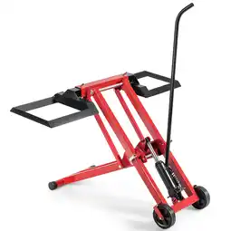 Walmart Costway Lawn Mower Lift Jack for Tractors & Zero Turn Riding Lawn Mowers 500lb Capacity offer