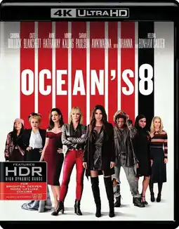 Walmart Ocean's 8 (4K Ultra HD + Blu-ray) offer